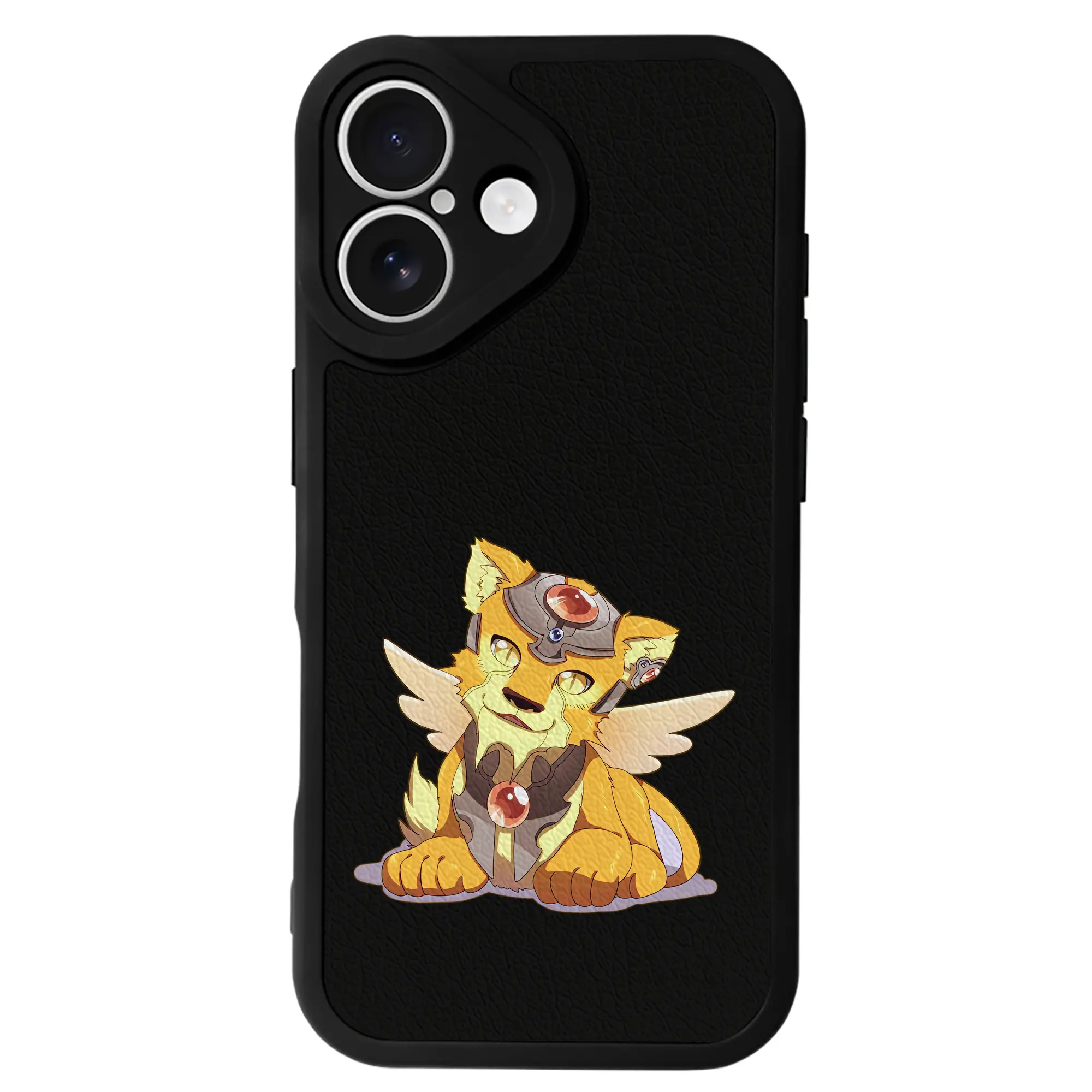 カードキャプターさくら グッズ,ケルベロス - IPhone 16シリーズ対応 ・ シリコンスマホケース ・ レザー調 ・ 高精度フィット ・ 耐衝撃 ・ ワイヤレス充電対応 ・ 精密カット